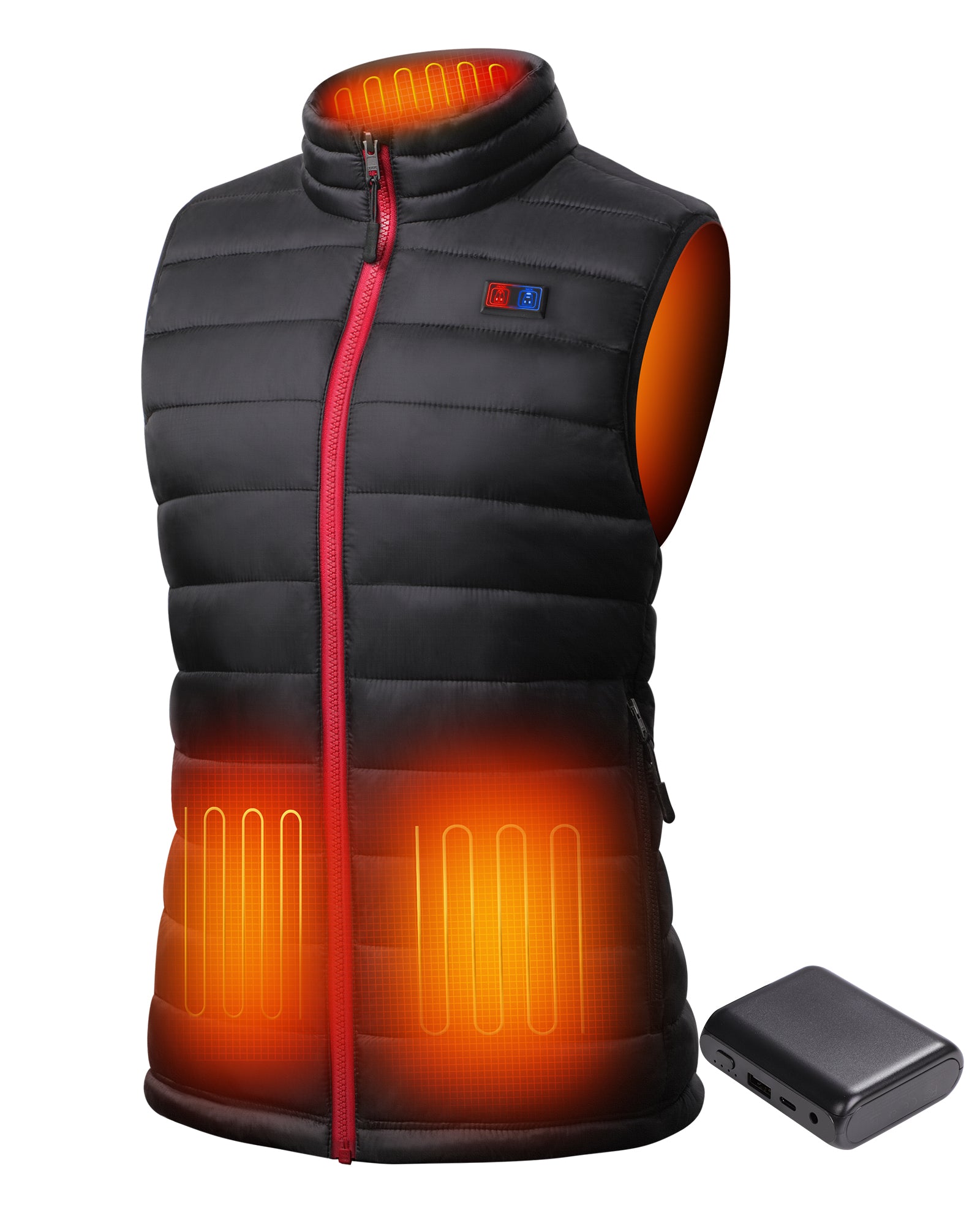 Women's electric outlet heated vest